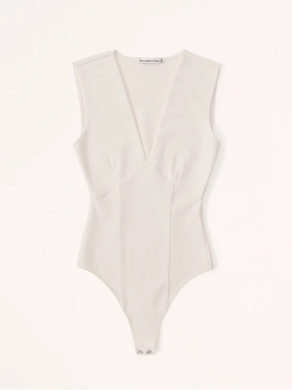 Abercrombie & Fitch Crepe Plunge Bodysuit